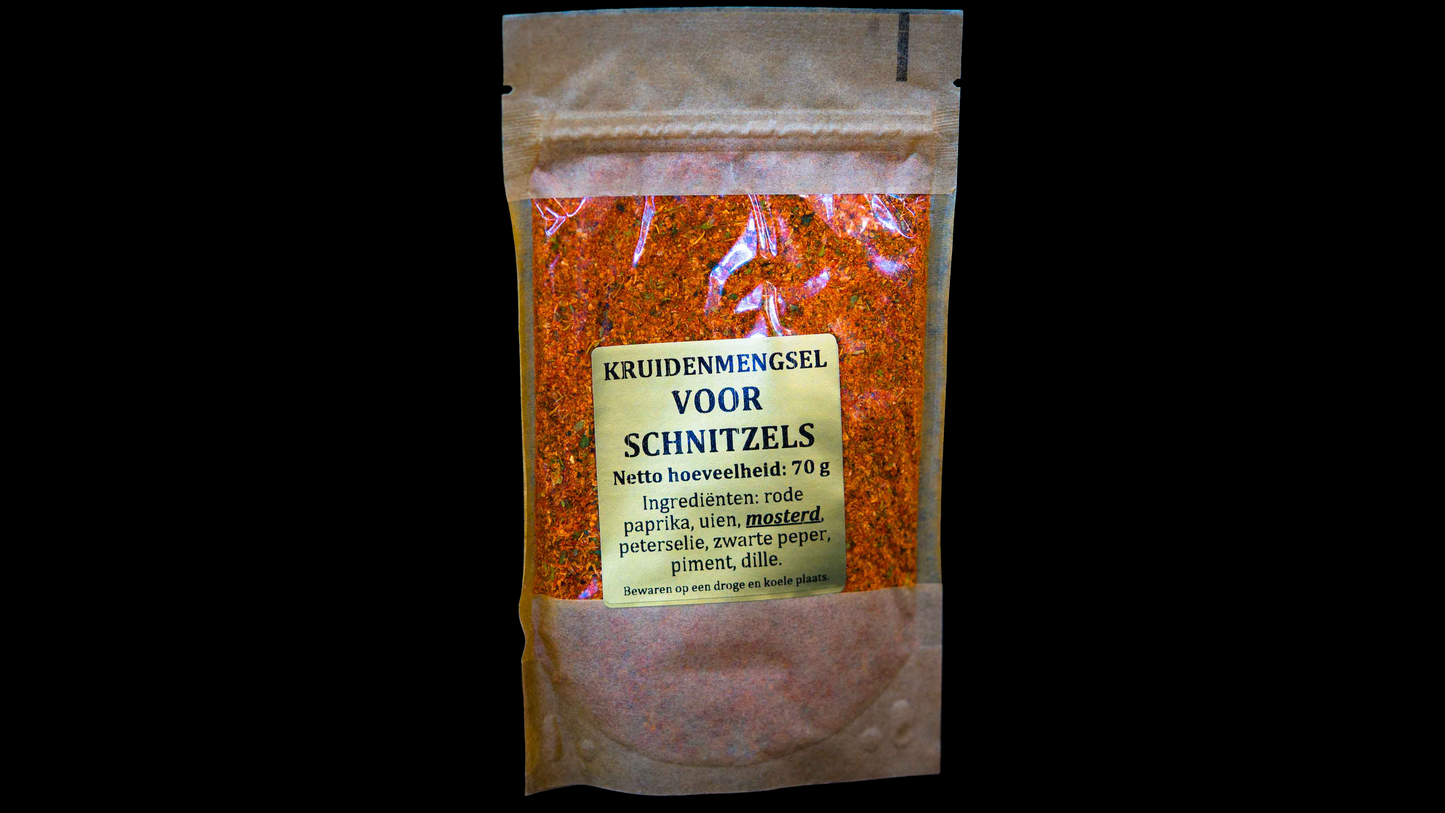 KRUIDENMENGSEL VOOR SCHNITZELS