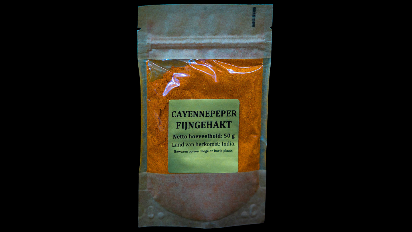 CAYENNEPEPER (GEMALEN)