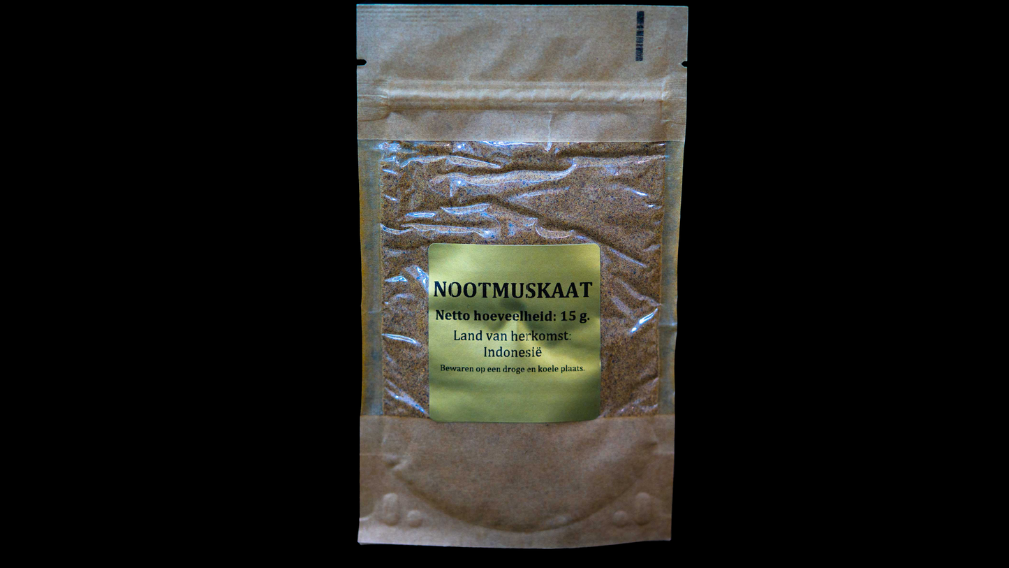 NOOTMUSKAAT (GEMALEN)